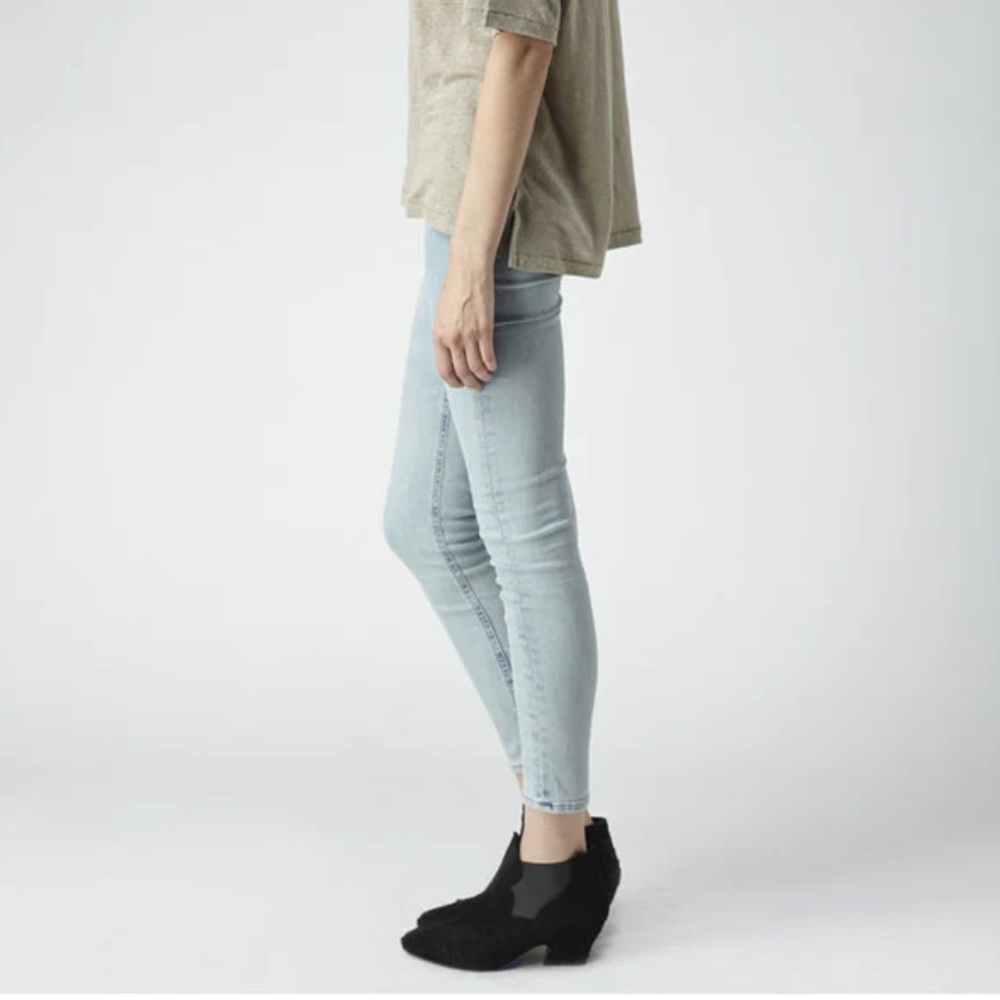ACNE STUDIOS Skin 5 Silver Blue Jeans NEW Size 26 - Picture 4 of 11